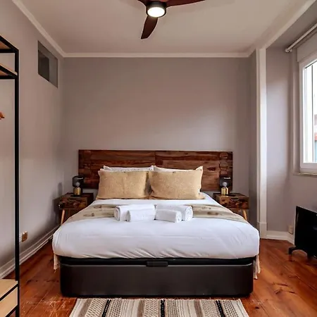 Charming Tram 28 W/ac, Heating Apartman Lisboa